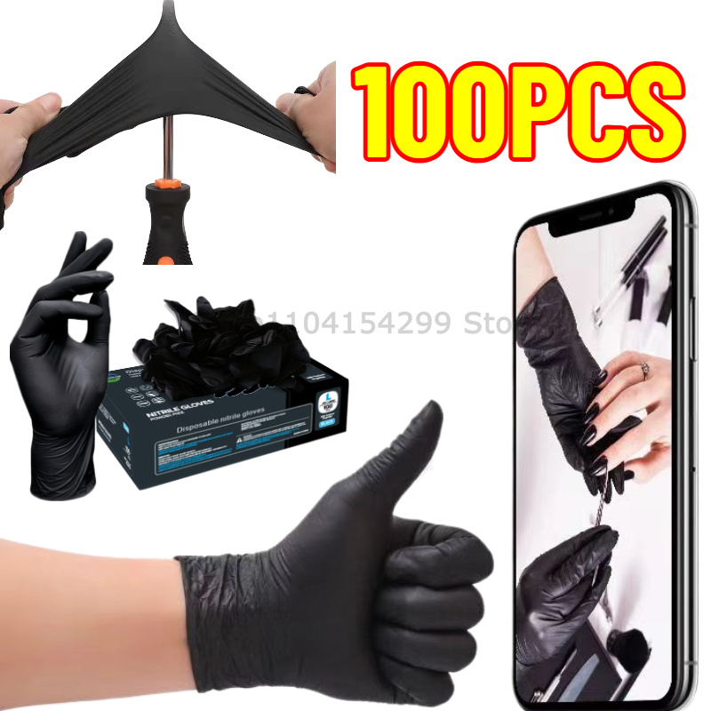 Nitrile Mechanic Glove - قفازات النتريل المقاومة للماء للاستخدام مرة