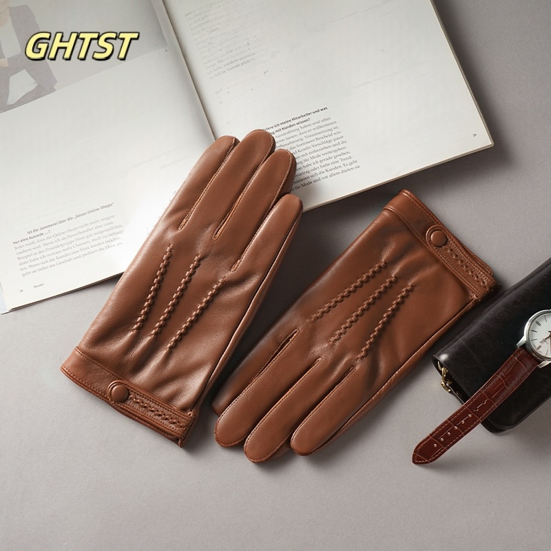 Leather Driving Glove - 2025 جديد الرجال الشتاء قفازات جلدية