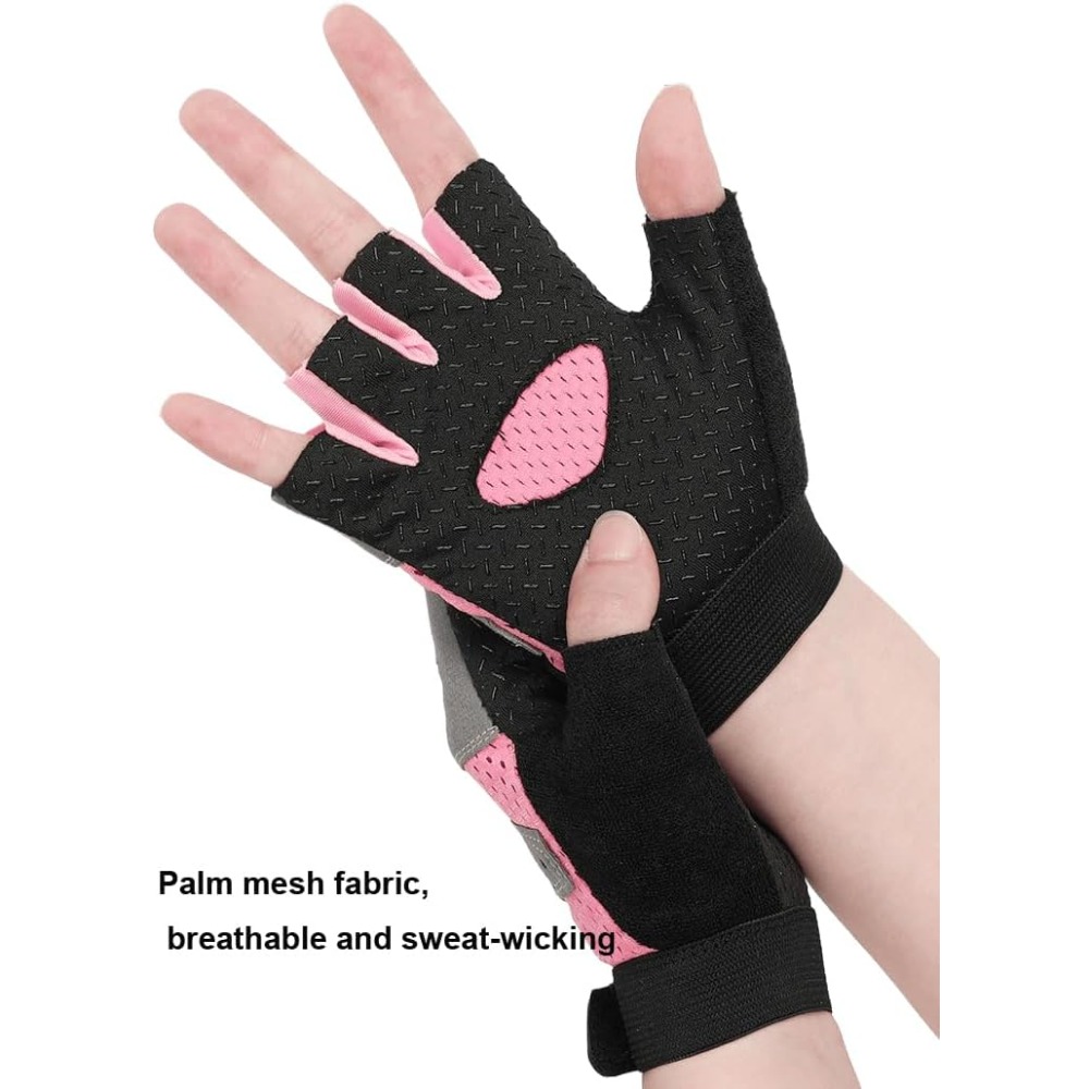 Workout Glove Gym - قفازات تمرين قابلة للتنفس للنساء مع
