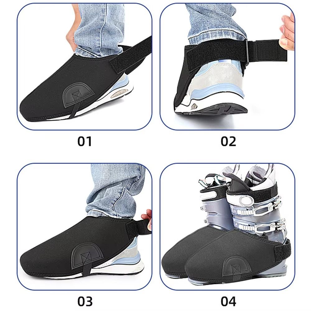 Winter Glove Insulated - أغطية أحذية التزلج المضادة للانزلاق والمقاومة