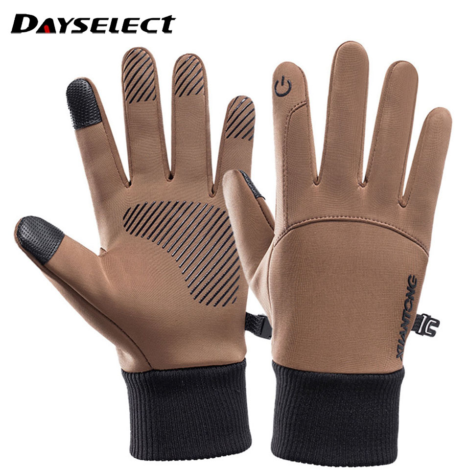 Cycling Glove Padded - قفازات للجنسين دافئة مبطنة بشاشة تعمل