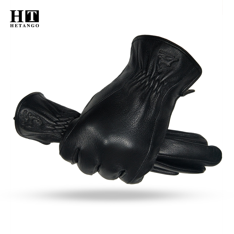 Wool Glove Lined - ﻿ قفازات شتوية للرجال من جلد
