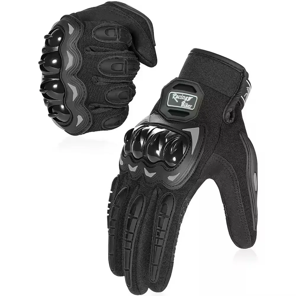 Motorcycle Glove Knuckle - قفازات ركوب الدراجات النارية الصيفية قابلة