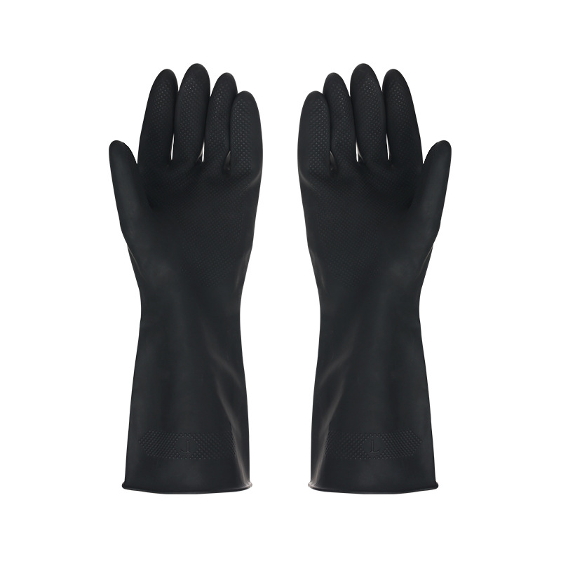 1 زوج قفازات سوداء المنزل غسل  - مراجعة Dish Glove Rubber وسعره
