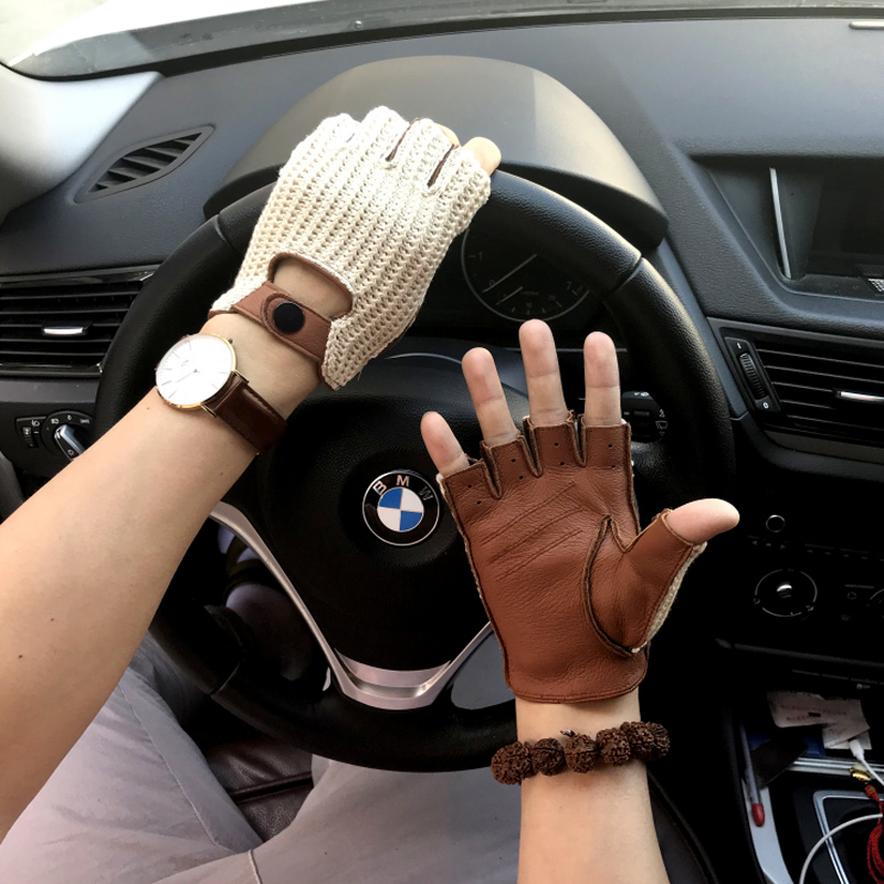 2025 جديد الرجال قفازات جلدية  - مراجعة Leather Driving Glove وسعره