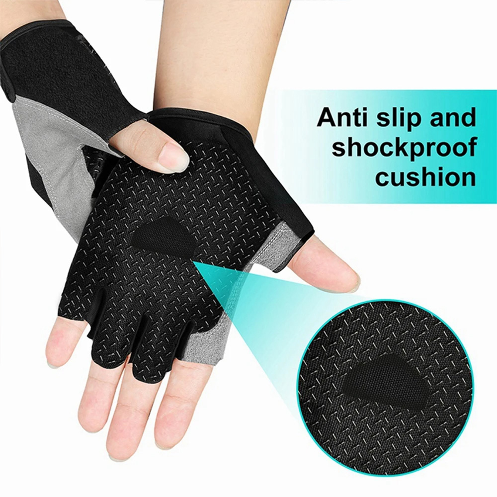قفازات تدريب نصف إصبع غير قابل - مراجعة Workout Glove Gym وسعره