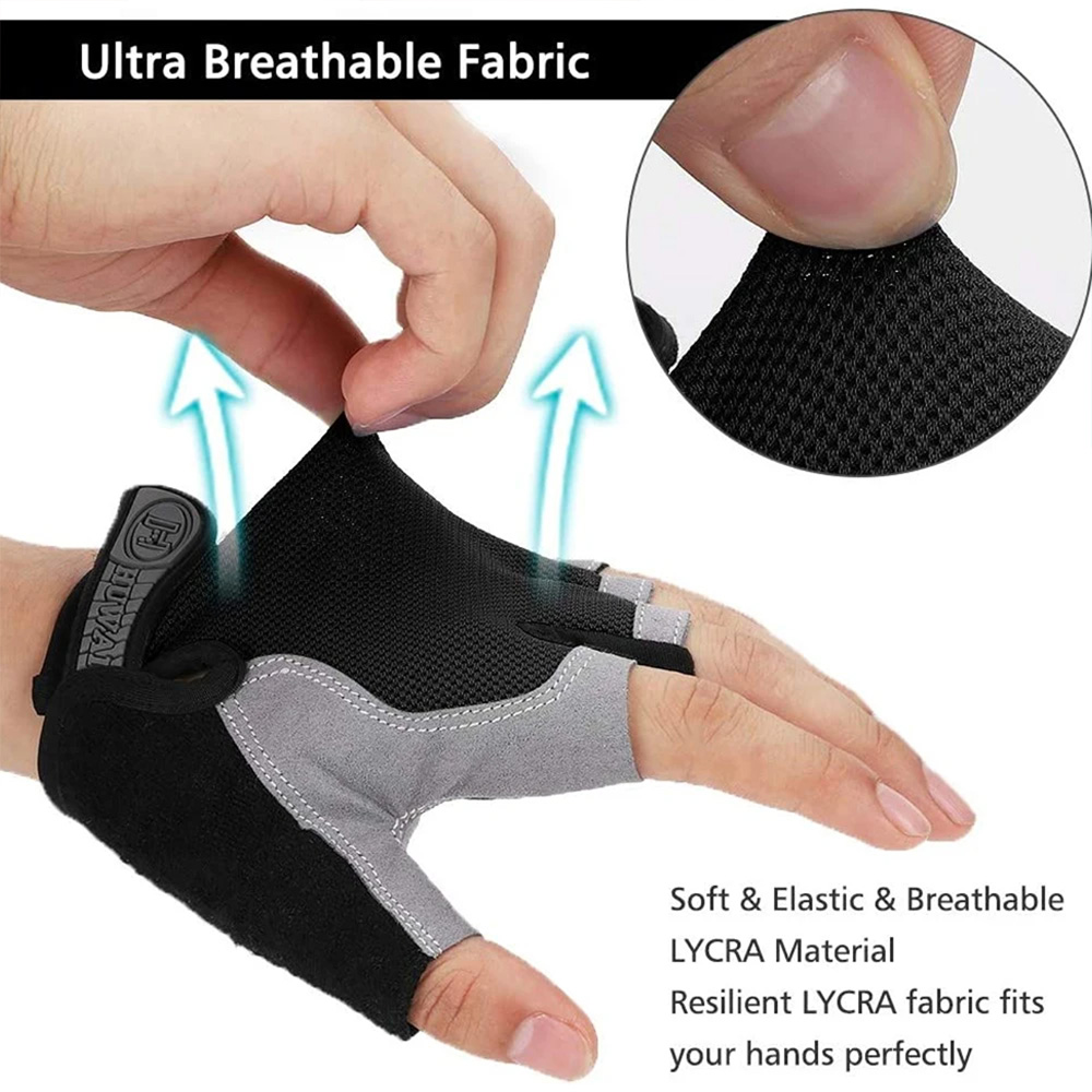 قفازات تدريب نصف إصبع غير قابل - مراجعة Workout Glove Gym وسعره