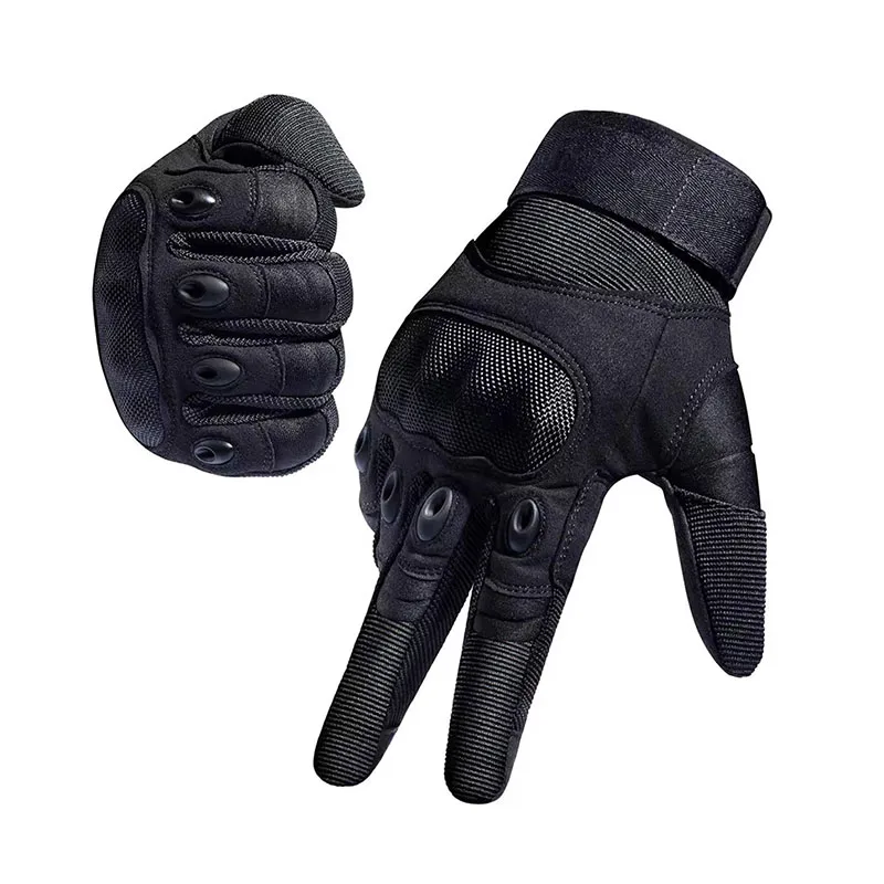 قفازات تكتيكية كاملة الأصابع ل - مراجعة Motorcycle Glove Knuckle وسعره