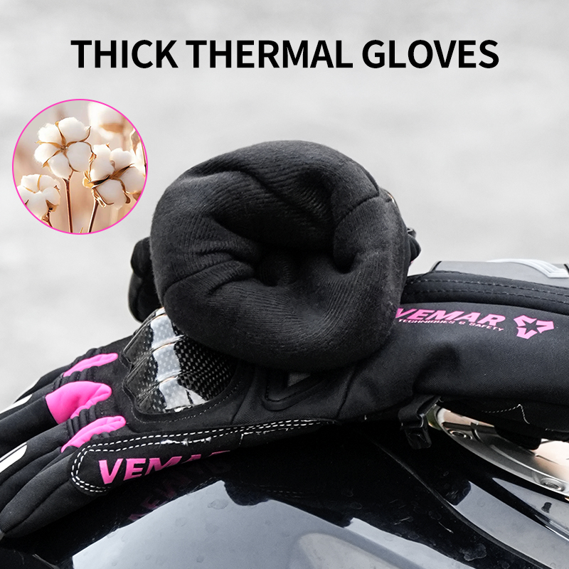 قفازات دراجات نارية شتوية مقاو - مراجعة Ski Glove Waterproof وسعره