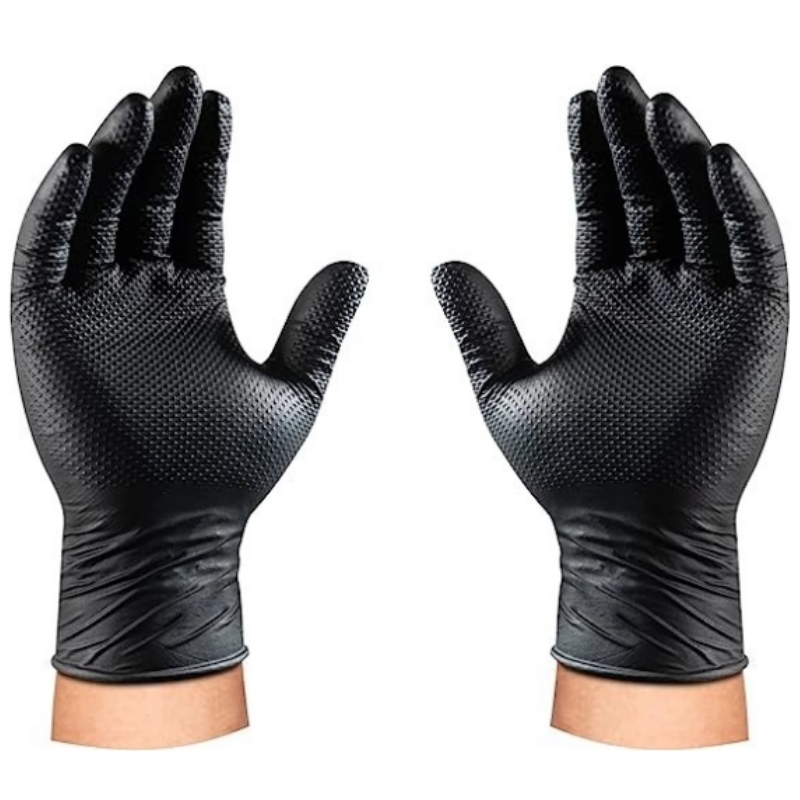 قفازات نيتريل سوداء شديدة التح - مراجعة Nitrile Mechanic Glove وسعره