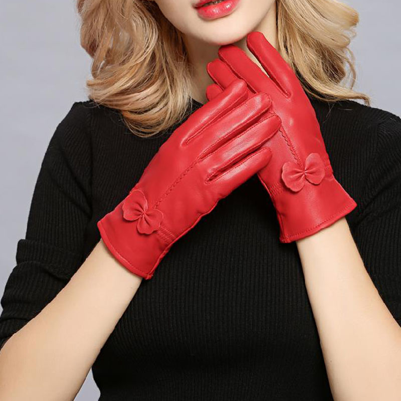 قفاز نسائي شتوي دافئ من الجلد  - مراجعة Wool Glove Lined وسعره