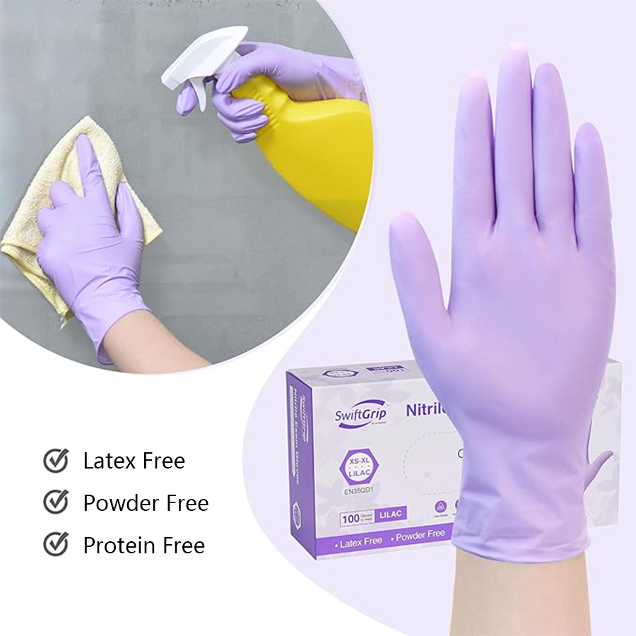 20-300 قطعة قفازات امتحان النت - مراجعة Exam Glove Nitrile وسعره