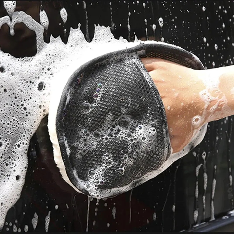 قفازات غسيل السيارات من الصوف، - مراجعة Wool Glove Lined وسعره