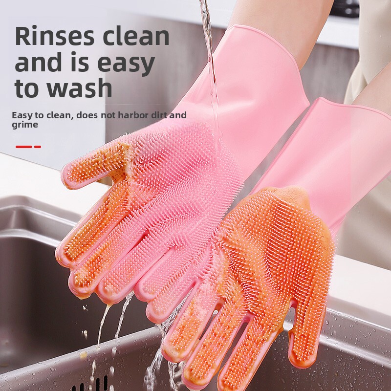 قفازات غسيل الأطباق السيليكوني - مراجعة Dish Glove Rubber وسعره