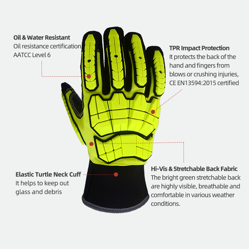 قفازات عمل XYEHS ANSI CUT A5 ل - مراجعة Work Glove Impact وسعره