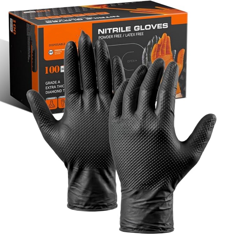 قفازات النتريل الصناعية الثقيل - مراجعة Rubber Glove Cleaning وسعره