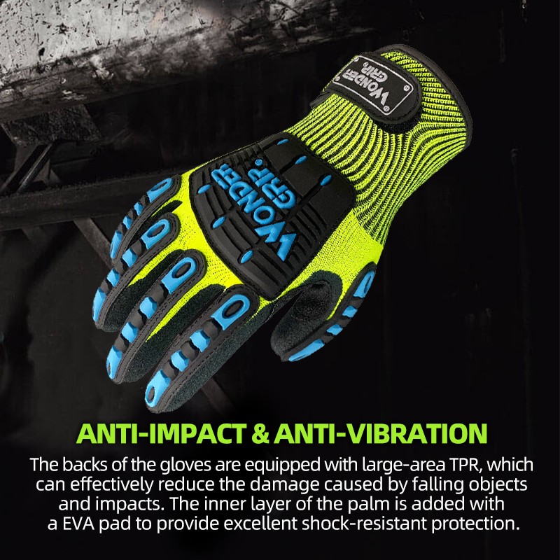 قفازات عمل آمنة بمقبض عجيب ، م - مراجعة Work Glove Impact وسعره
