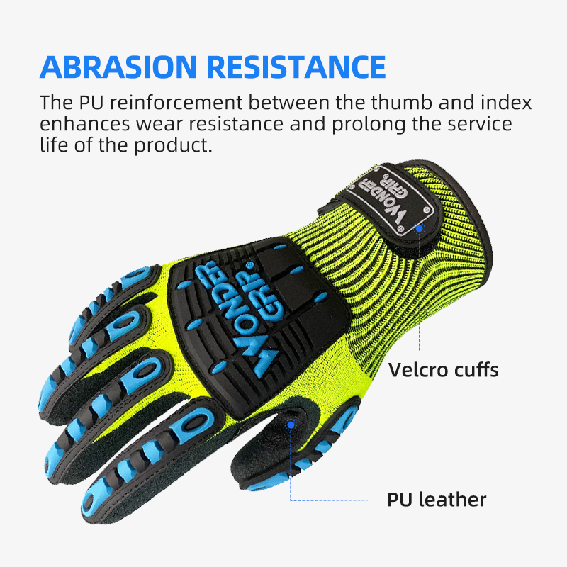 قفازات عمل آمنة بمقبض عجيب ، م - مراجعة Work Glove Impact وسعره
