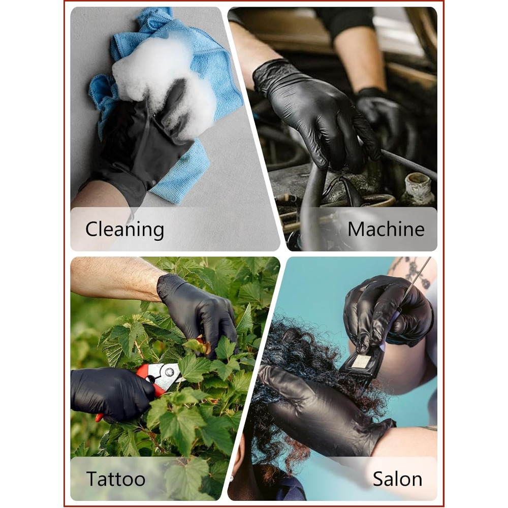 قفازات النتريل أحادية الاستخدا - مراجعة Exam Glove Nitrile وسعره