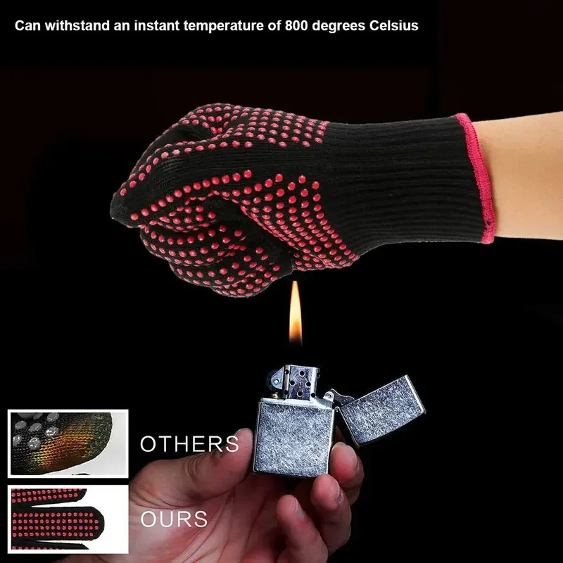 1 زوج قفازات شواء سيليكون غير  - مراجعة Oven Mitt Silicone وسعره