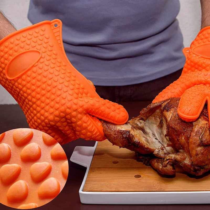 شواء سيليكون شواء قفازات قفازا - مراجعة Oven Mitt Silicone وسعره