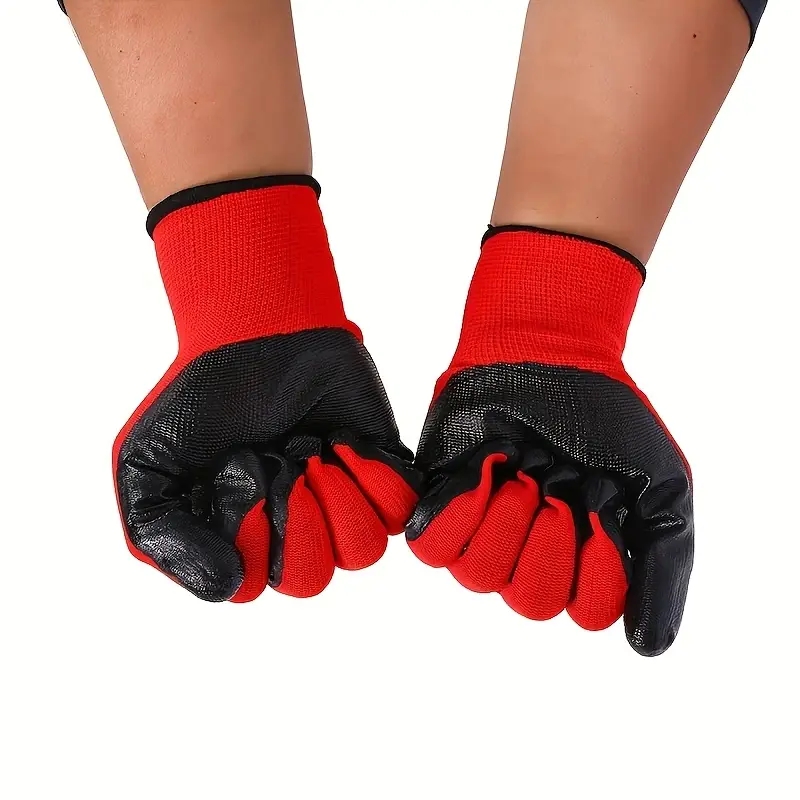 4/20 قطعة قفازات عمل آمنة مطلي - مراجعة Nitrile Mechanic Glove وسعره