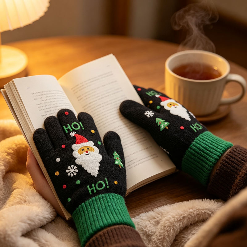1-20 زوج من القفازات الشتوية ا - مراجعة Wool Glove Lined وسعره