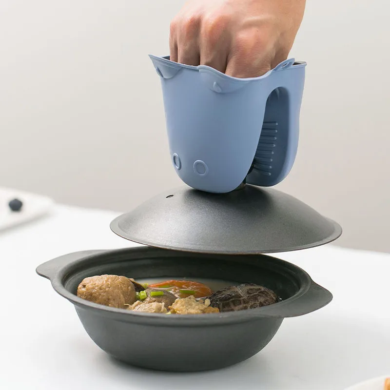 قفازات فرن سميكة مقاومة لدرجات - مراجعة Oven Mitt Silicone وسعره