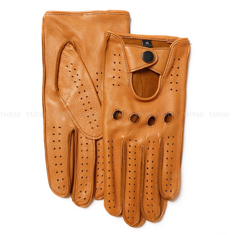الإكسسوارات الذكور الربيع جلد  - مراجعة Leather Driving Glove وسعره