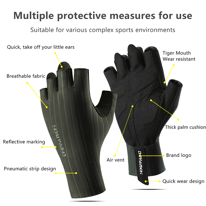 قفازات ركوب الدراجات الصيفية ن - مراجعة Cycling Glove Padded وسعره