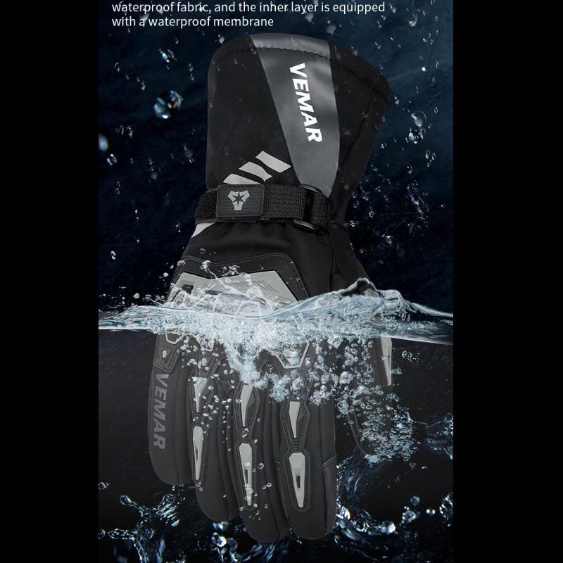 VE-01 مقاوم للماء الشتاء دراجة - مراجعة Winter Glove Insulated وسعره
