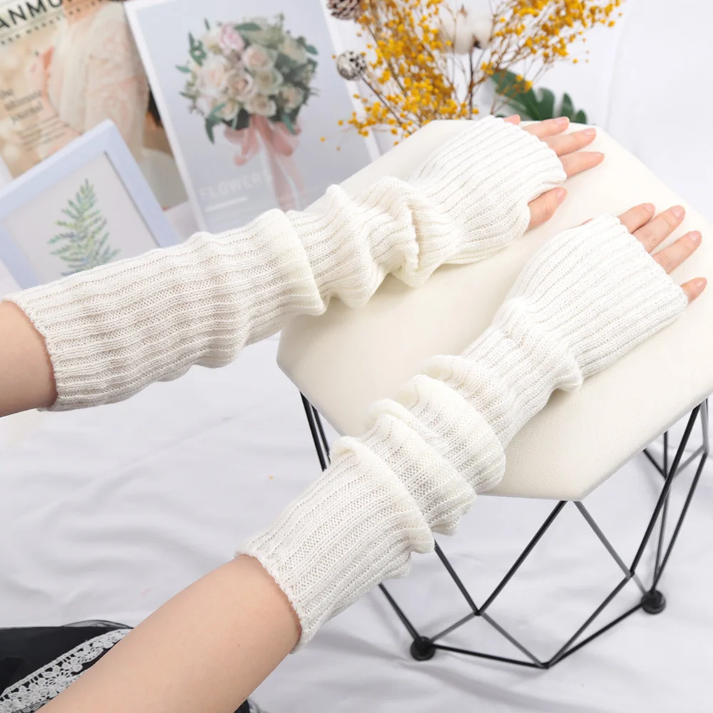 2025 جديد 52 سنتيمتر المرأة مت - مراجعة Fingerless Glove Knit وسعره