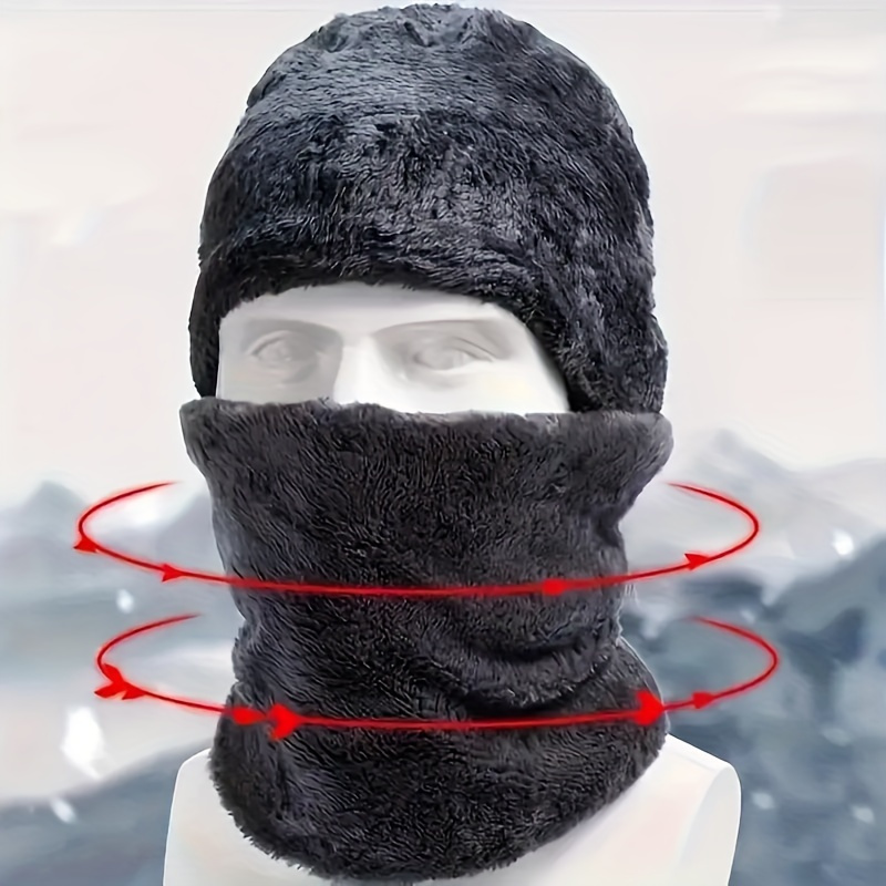 قبعة شتوية للرجال، وشاح شتوي خ - مراجعة Winter Glove Insulated وسعره