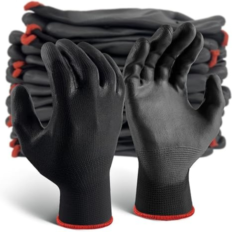 6/12/18 قطعة قفازات طلاء PU سو - مراجعة Nitrile Mechanic Glove وسعره