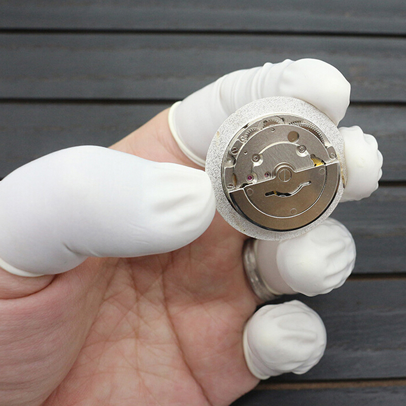 20/100 قطعة من أغطية الأصابع ا - مراجعة Latex Disposable Glove وسعره