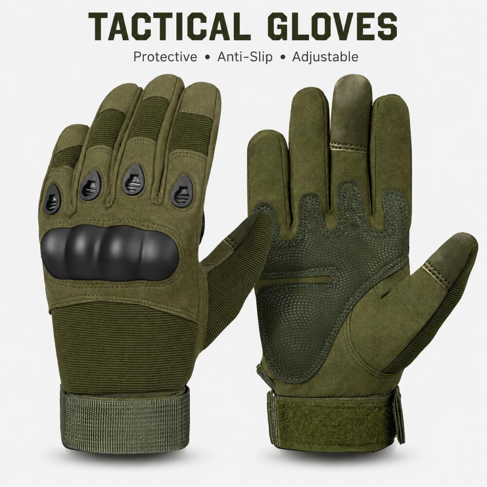 قفازات تكتيكية كاملة الأصابع م - مراجعة Motorcycle Glove Knuckle وسعره