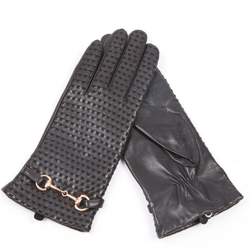 الخريف الشتاء قفازات جلدية حقي - مراجعة Wool Glove Lined وسعره