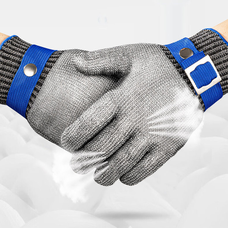 مكافحة قطع شبكة قفاز معدني سلا - مراجعة Cut Resistant Glove وسعره