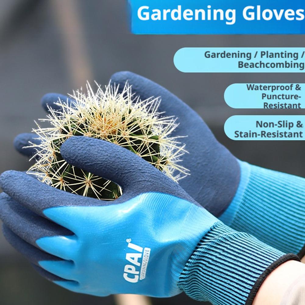 قفازات حدائق مقاومة للطعن ومضا - مراجعة Gardening Glove Waterproof وسعره