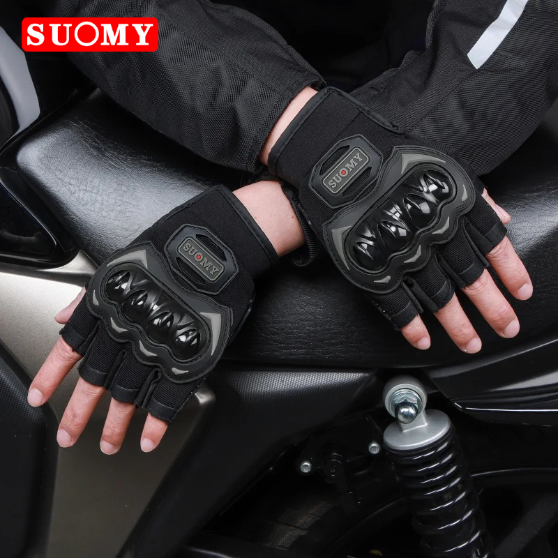 قفازات دراجة نارية بنصف إصبع ل - مراجعة Cycling Glove Padded وسعره
