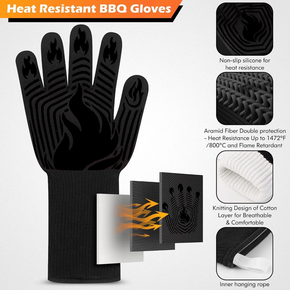 قفازات الشواء، 1472 ° قفازات م - مراجعة Heat Resistant Glove وسعره