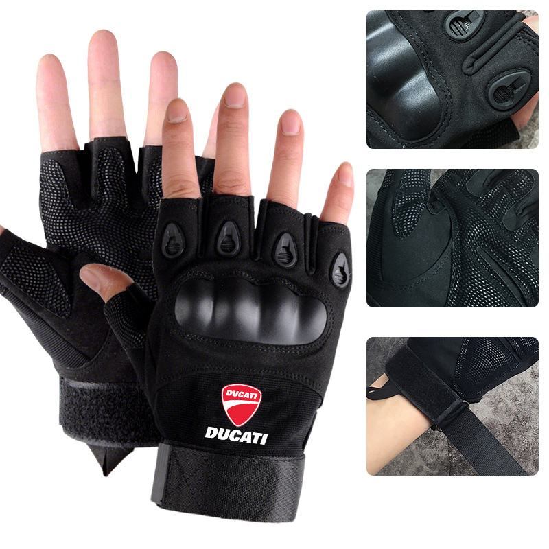 قفازات تكتيكية نصفية الأصابع ذ - مراجعة Motorcycle Glove Knuckle وسعره